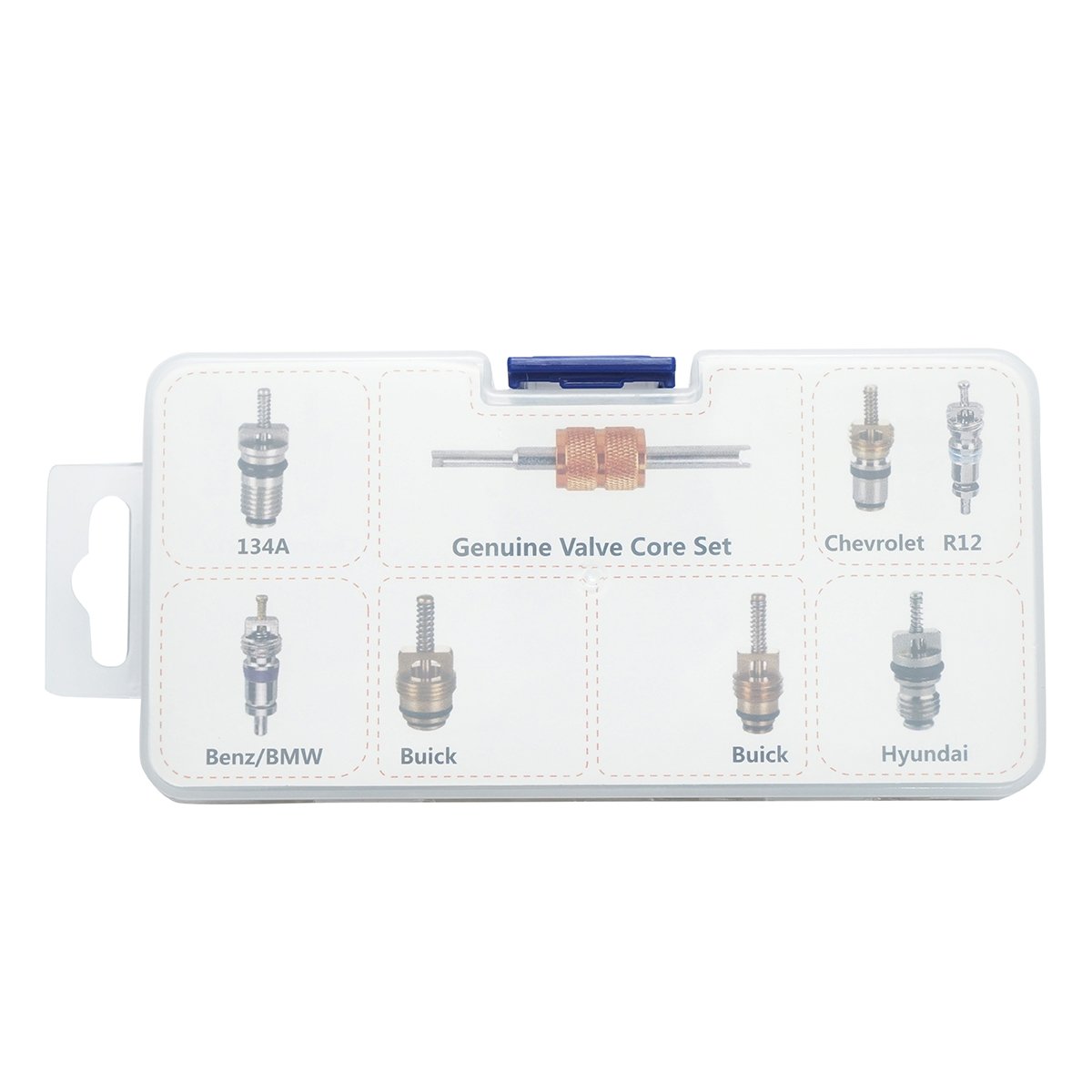 Trusa ventile, supape aer conditionat cu cheie Breckner Germany